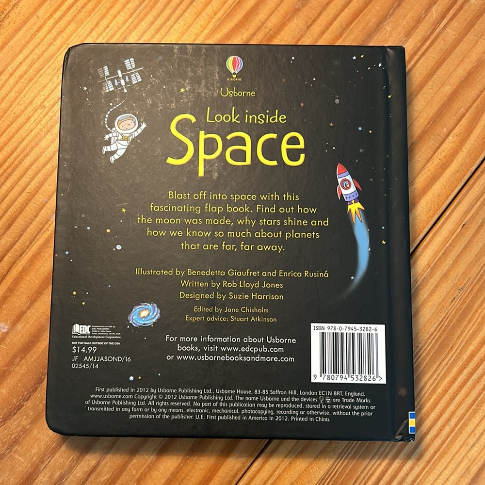 Usborne Look Inside Space - Picture 2 of 2